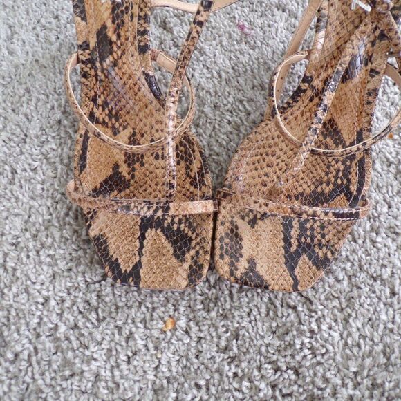 schutz ameena snakeskin heels 7 - Picture 5 of 12